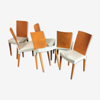 Set of 4 Miss Trip chairs by Philippe Starck for Kartell 1990