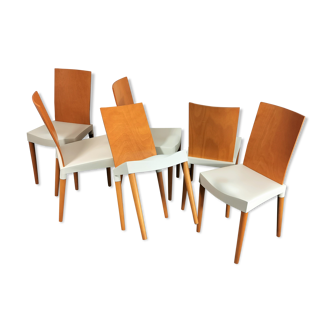 Ensemble de 4 miss Trip Chairs de Philippe Starck pour Kartell 1990