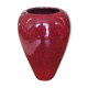Vase en porcelaine rouge
