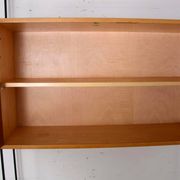 Omnia shelving system / self-supporting modular secretary desk in teak, dating from the 1960s.