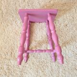 Vintage pink stool