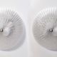 Pair of Round Murano Glass Ceiling Lights or Sconces, Italy