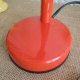 Vintage red orange desk lamp