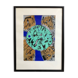 Hervé BOURDIN (1950). Boxed, 1999. Acrylic on paper.