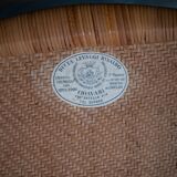 Vintage Chiavarina chair with armrests, 1950s