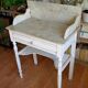 Wood dressing table and marble