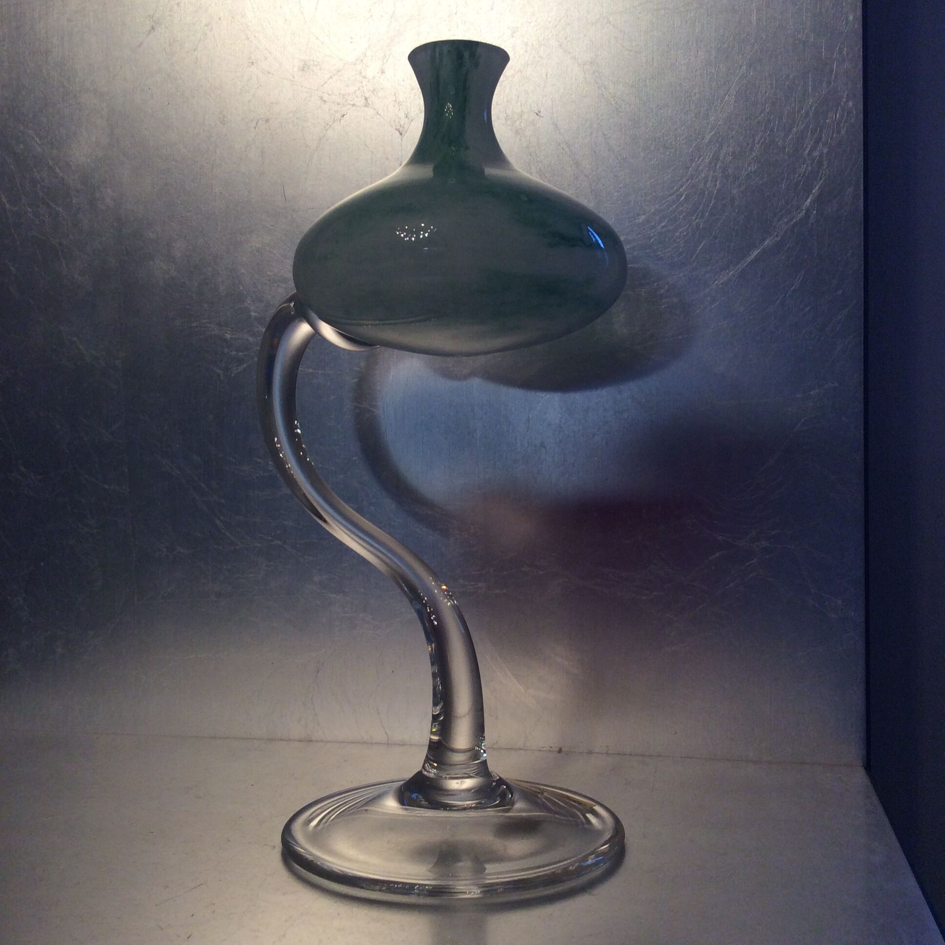 Vase en cristal Peter Kaspar des années 60-70