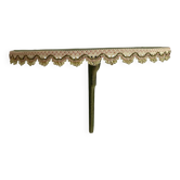 60s velvet wall shelf