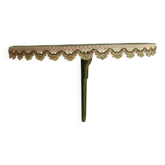 60s velvet wall shelf