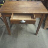 Old oak side table