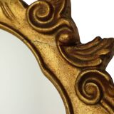 Mid Century Crested Mirror Classic Gold Mirror France