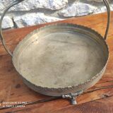 Plat en métal vintage