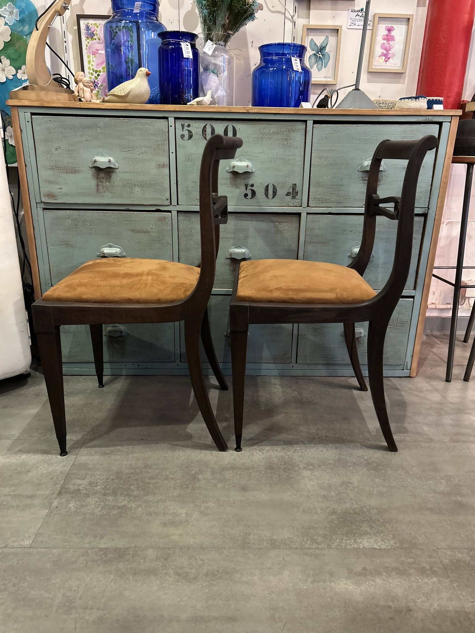 Paire de chaises de style Régence Des années 40