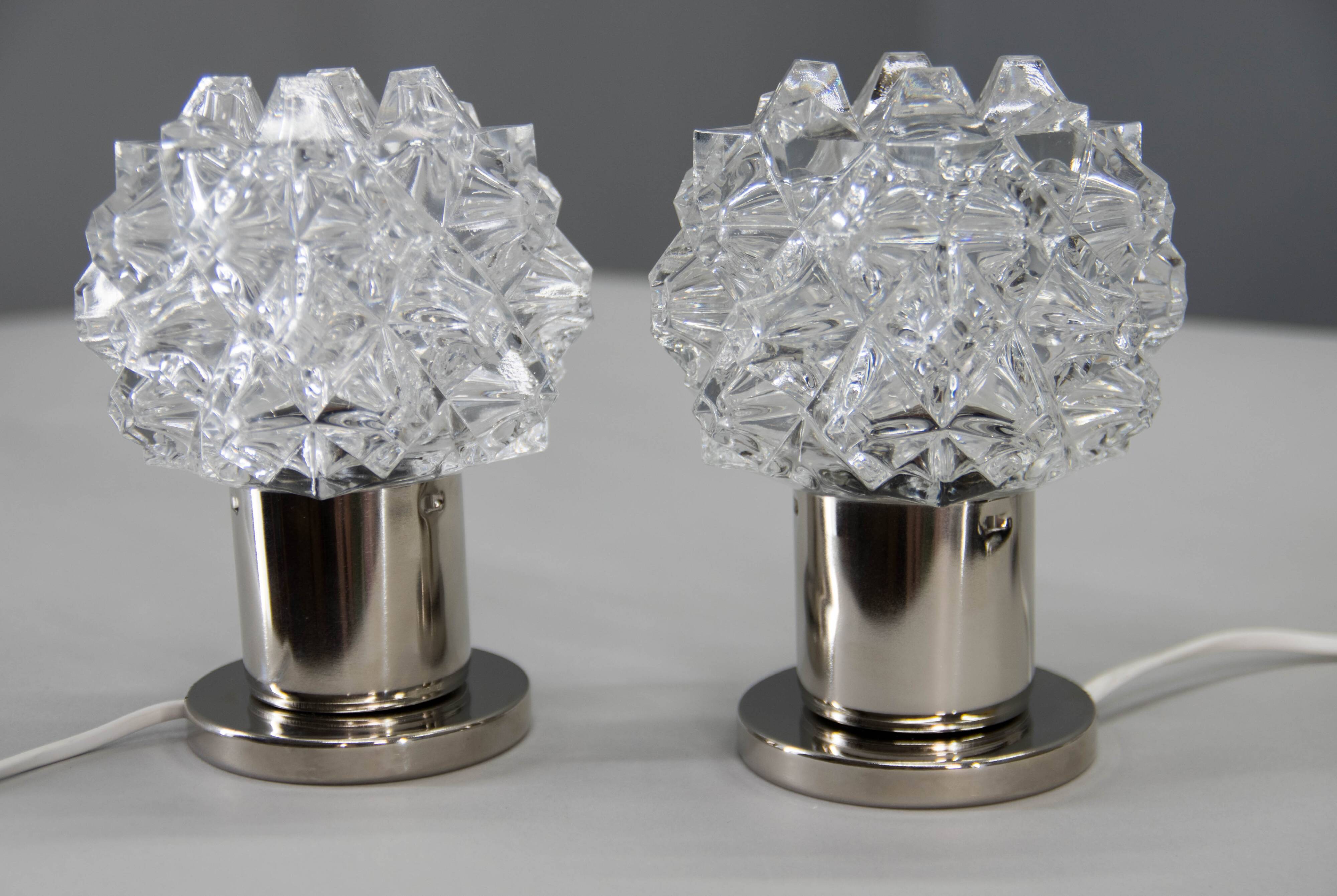 Two Bedside Table or Wall Lamps by Kamenicky Senov, 1970s