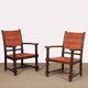 Paire de fauteuils dans le goût de Charles Dudouyt, 1950
