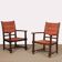 Paire de fauteuils dans le goût de Charles Dudouyt, 1950