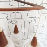 Opaline boomerang suspension