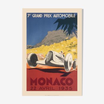 Poster monaco grand prix 1935