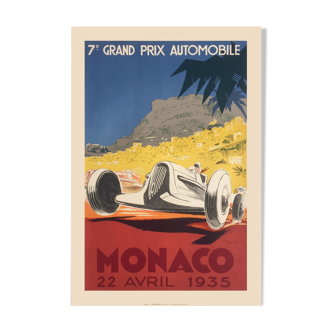 Poster monaco grand prix 1935