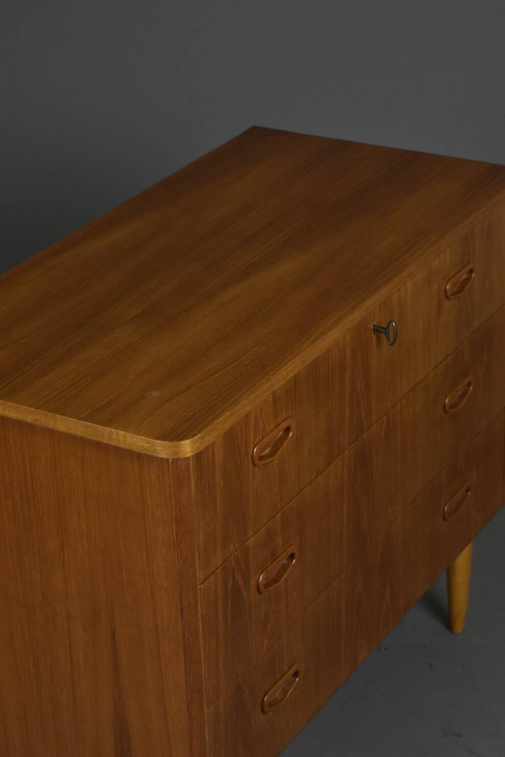 Commode scandinave en teck, années 1960