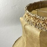 Vintage leather pendant lamp, 1950s.