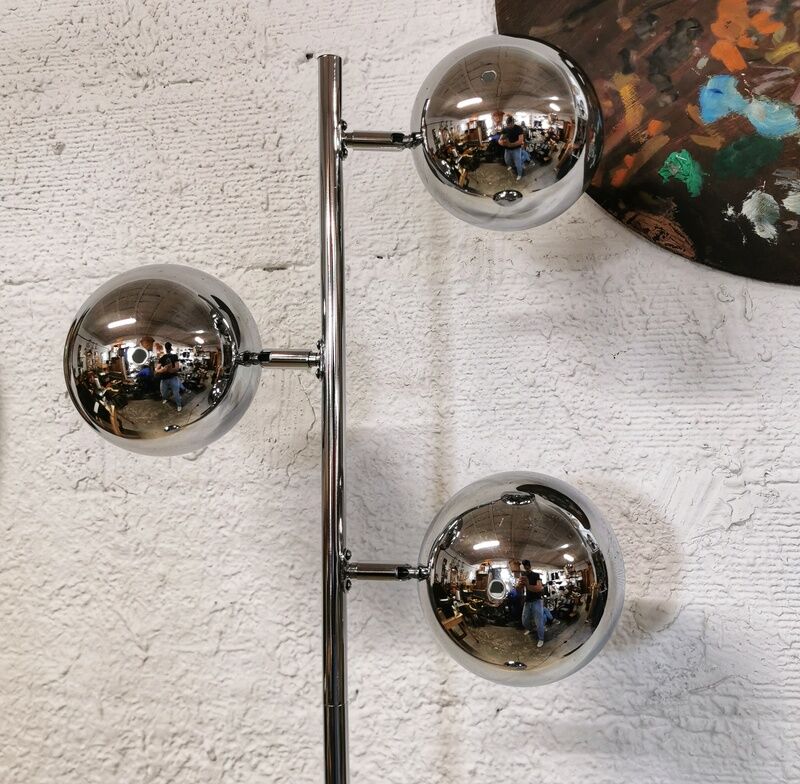 Floor lamp "eye ball" tulip foot