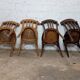 4 chaises bistrot dépareillées