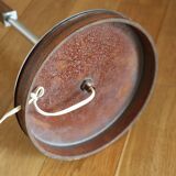 Scandinavian metal wood floor lamp