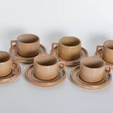 Modernist Brenne stoneware coffee cups