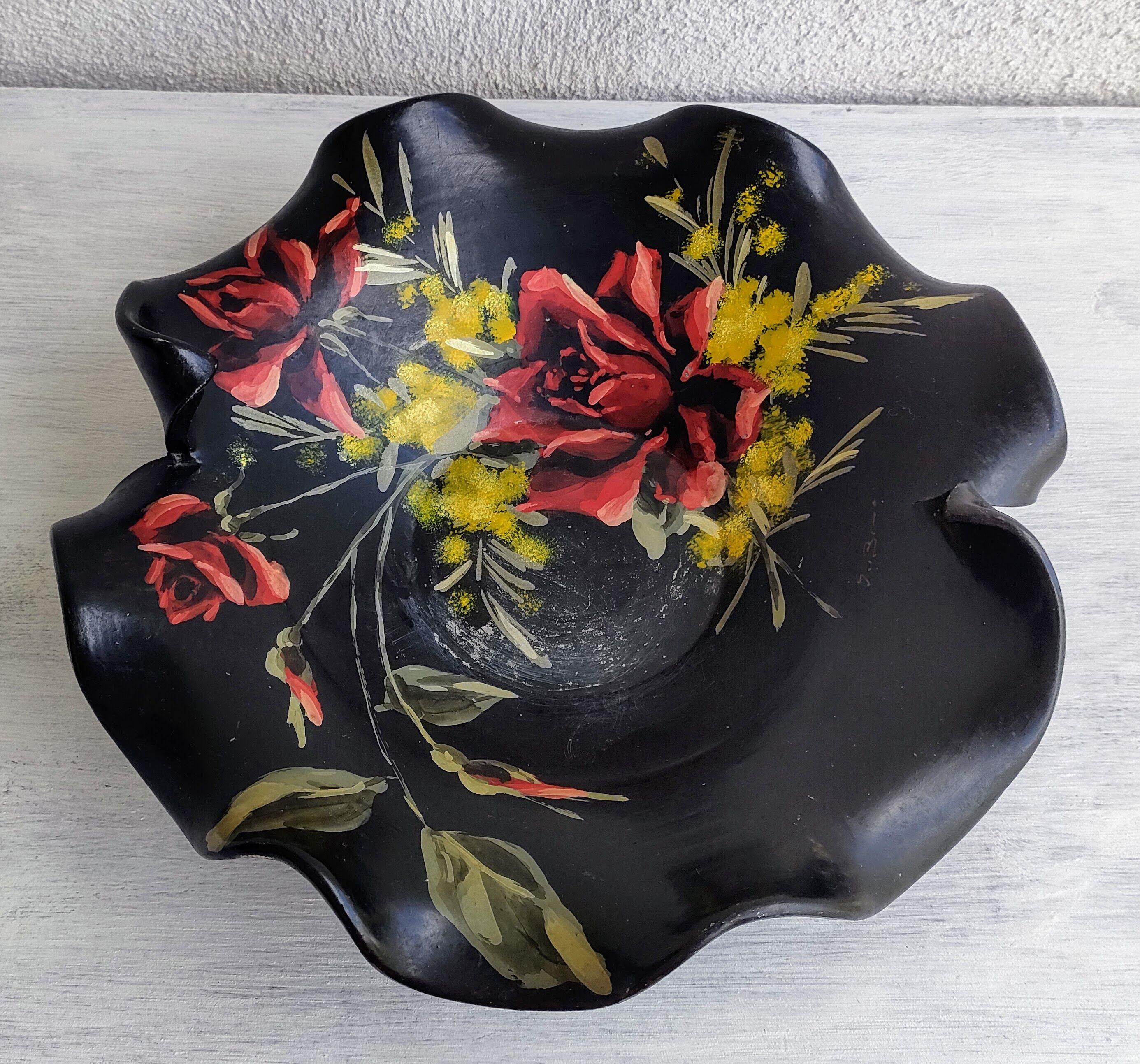 Ceramic fruit cup Vallauris Golfe Juan