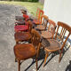 Table de drapier et ses 10 chaises