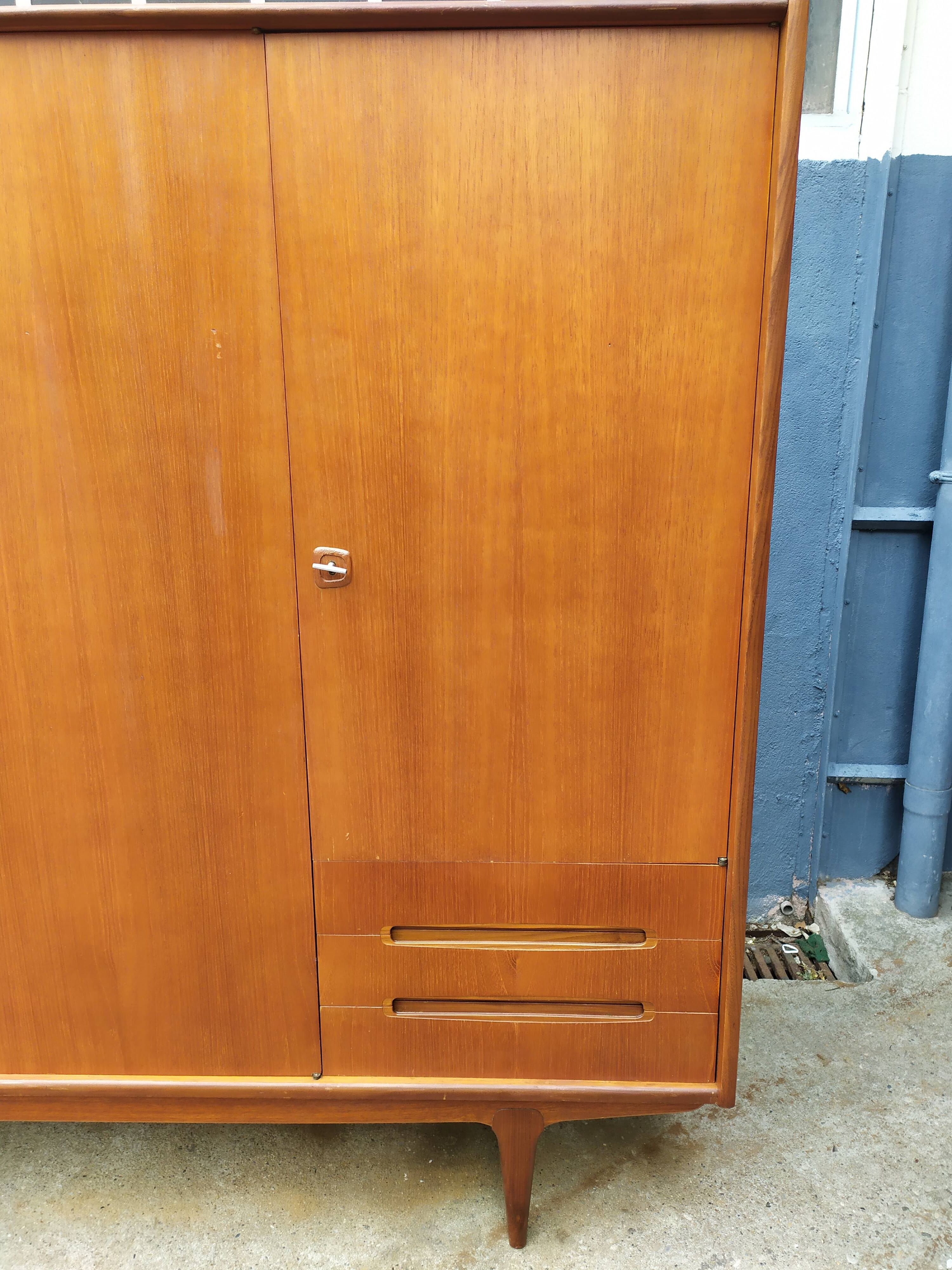 Scandinavian wardrobe teak