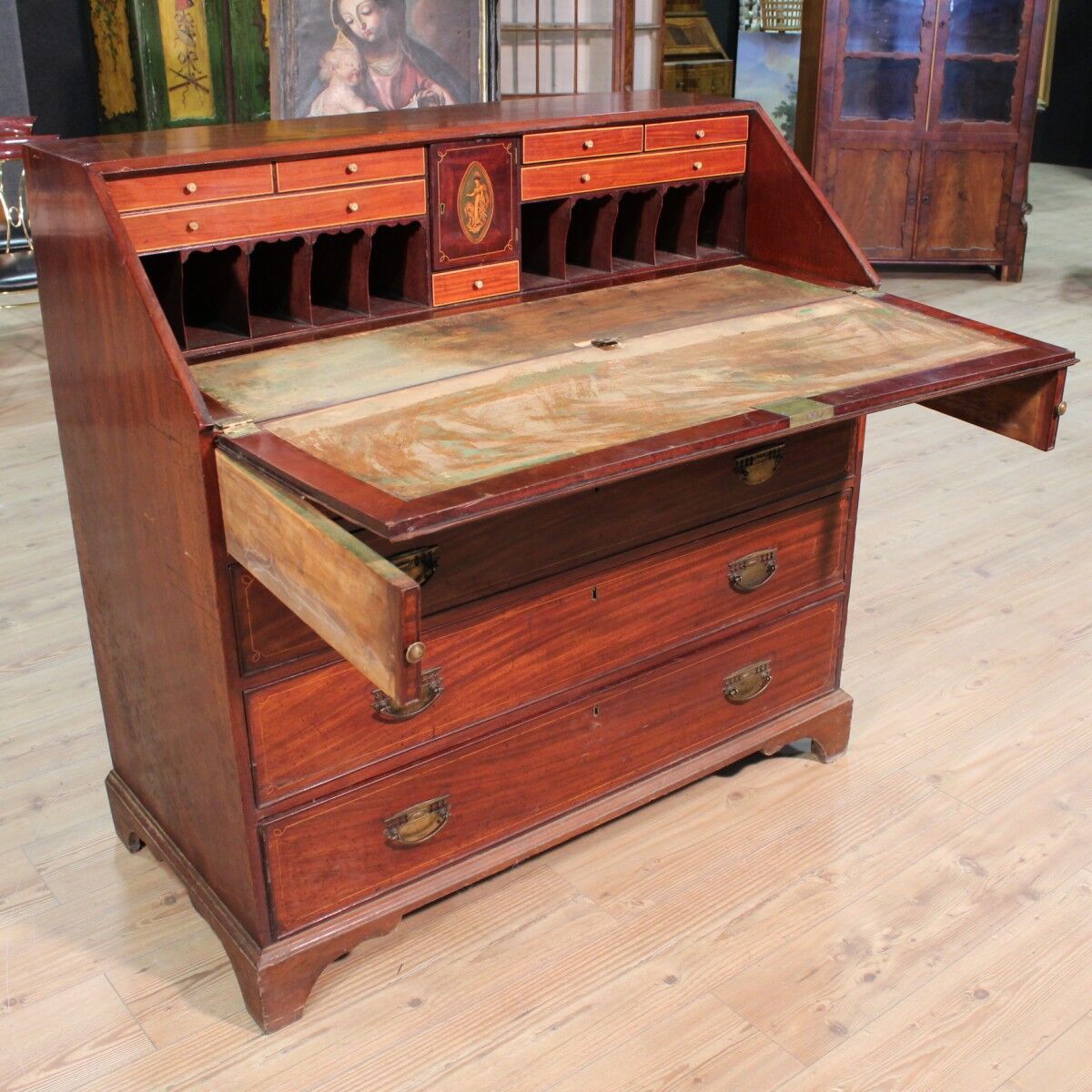 Chest of drawers mahogany, 19th century
