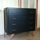 Dresser black compass feet