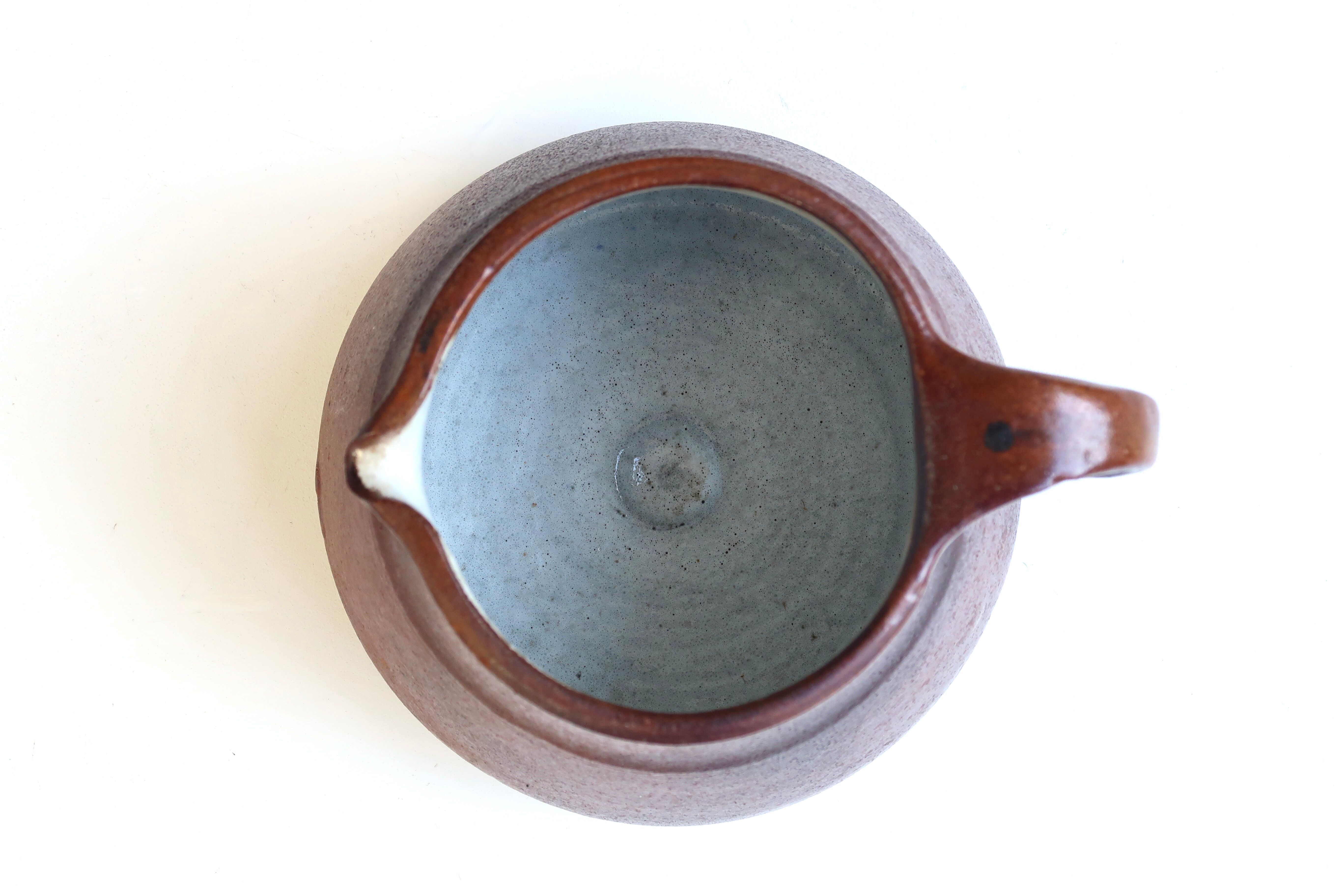 Ceramic pitcher by Michel and Nicole Anasse, 60s