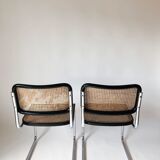Pair chairs Cesca B32 by Marcel Breuer