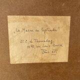 Old landscape painting