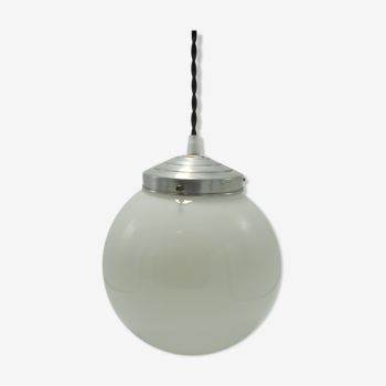 Art deco globe pendant light