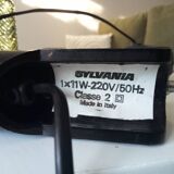 Vintage Italian Sylvania workshop lamp from the 70s