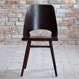 Set of 4 dining chairs by Radomir Hofman for TON, model 514, beech veneer