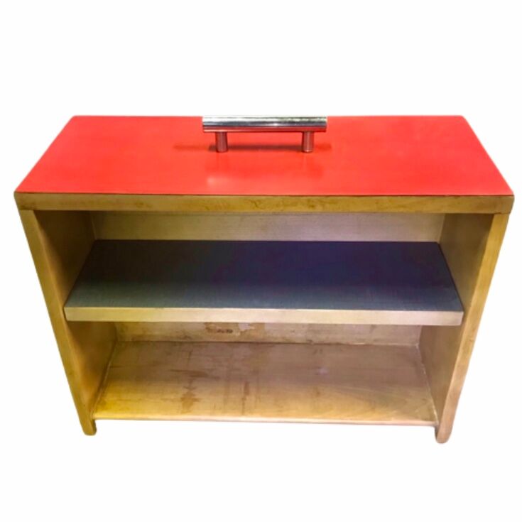 Bedside table Vintage library