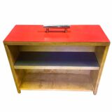 Bedside table Vintage library