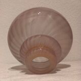 Antique Pink Glass Lamp Globe / Lampshade