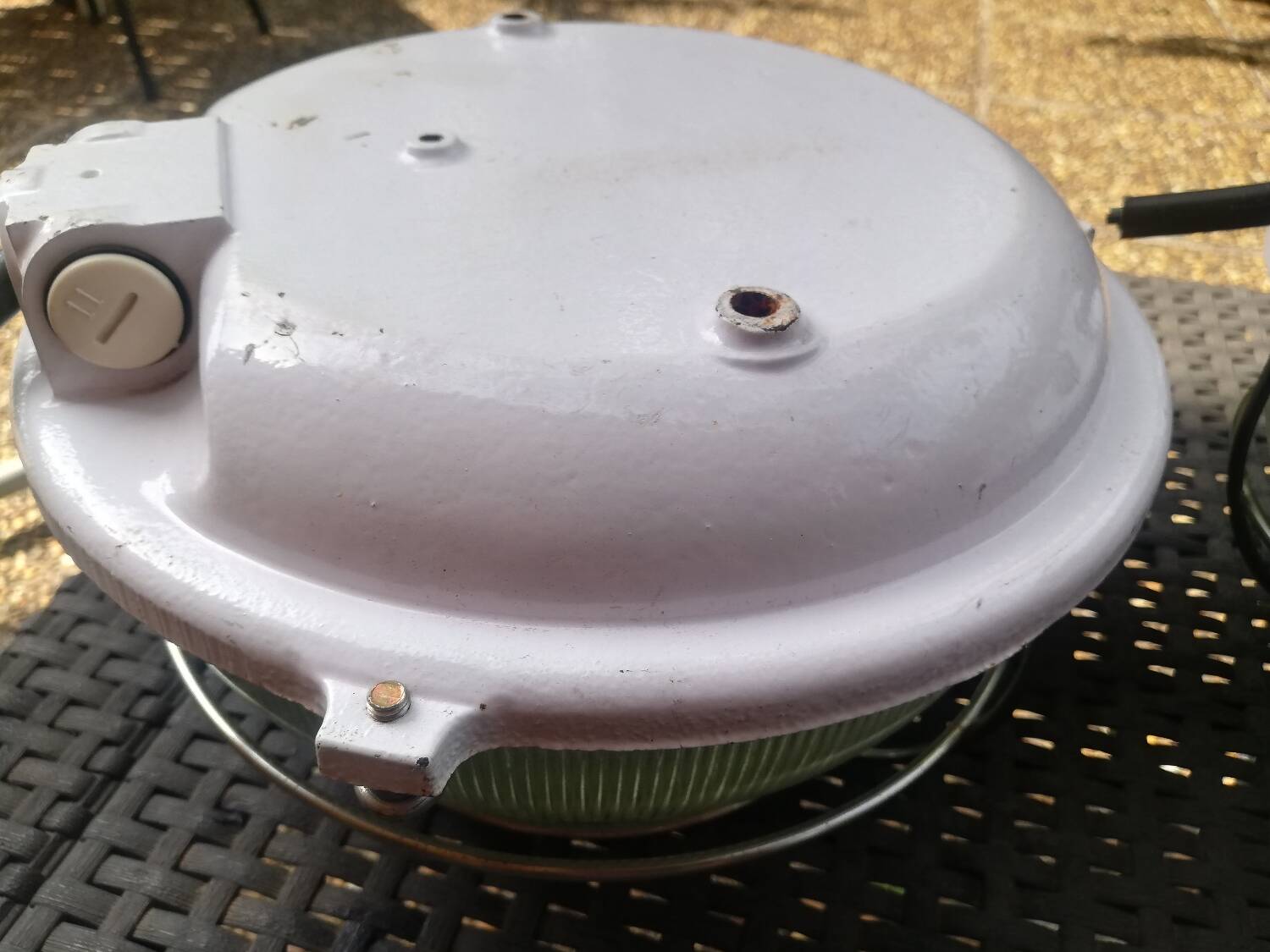 Set of 2 porthole wall lights