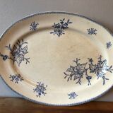 Earthenware dish iron earth choisy le roi