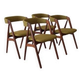 Chaises en teck modèle 205 de Thomas Harlev