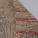 Anatolian oushak hallway runner rug