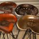 Set de 4 tabourets de bar industriels