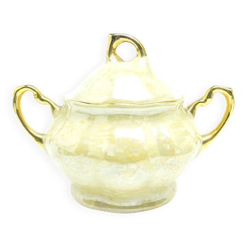 Rococo sugar bowl, porcelain, Chodzież, Poland, 1970s