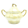 Rococo sugar bowl, porcelain, Chodzież, Poland, 1970s